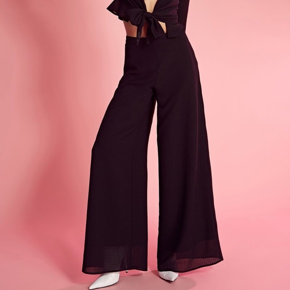 Donna Mizani Jumpsuit Donna Mizani Banded Cut Out Midi Slit Dress In Black